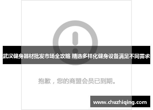 武汉健身器材批发市场全攻略 精选多样化健身设备满足不同需求